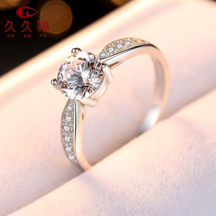 Īɣʯ���� 925���y��ָŮ �����ʯ��צ΢ ���lС���OӋ��c��