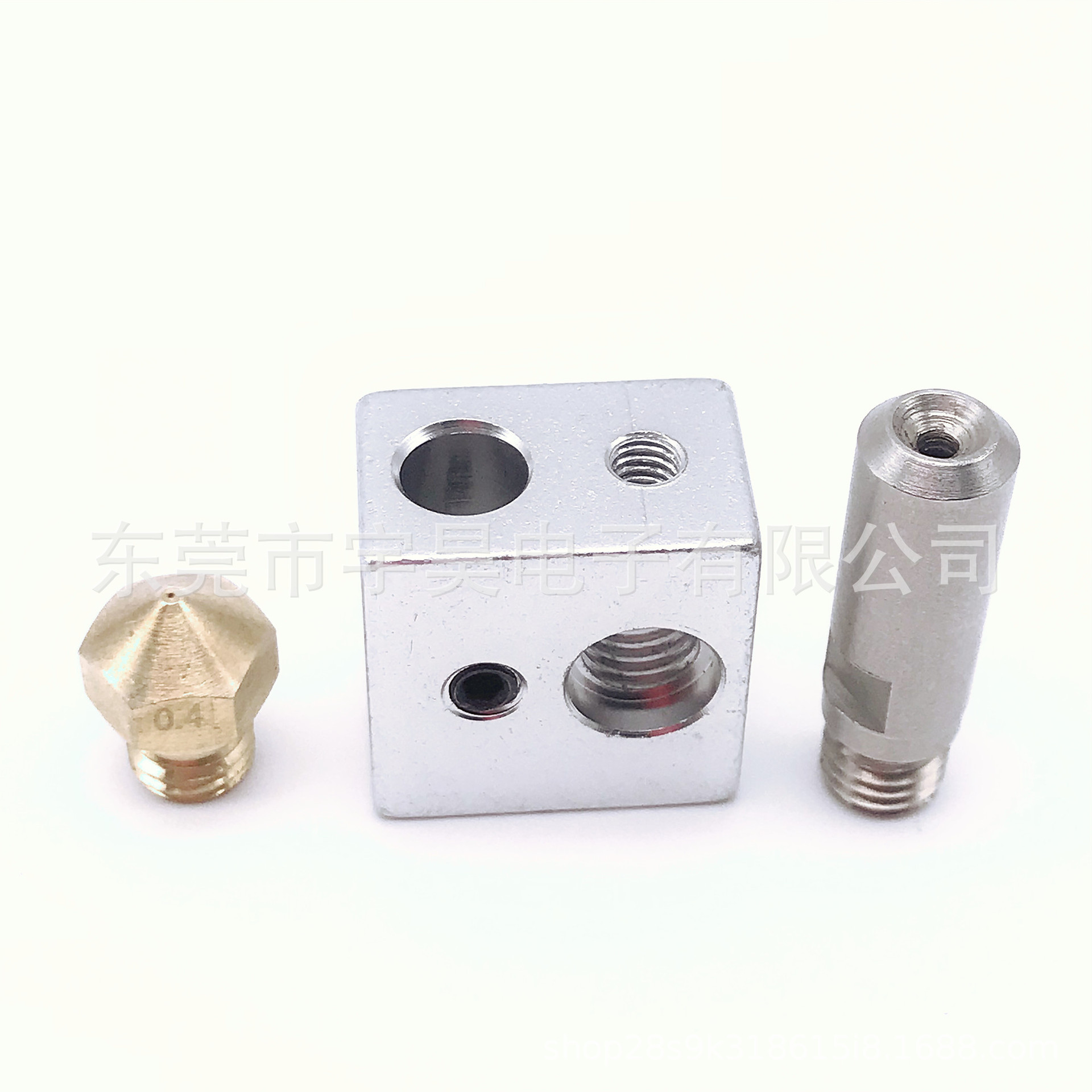 3D打印机配件mk10挤出头套 m7喷嘴+喉管+黄铜喷嘴 MK10挤出头套件