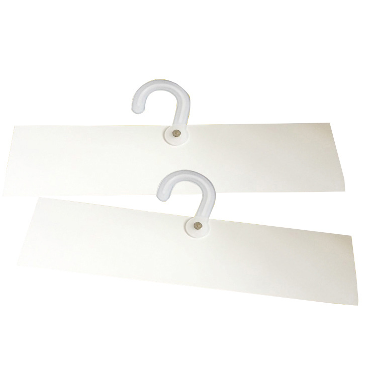 空白现货纺织挂钩面料挂卡 吊卡布料卡头布夹布卡展示色卡