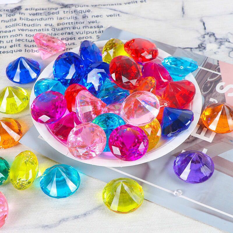 Non-porous acrylic Diamond colorful Diamond Crystal Diamond Children's gem plastic pointed diamond wedding Diamond plastic Diamond Children's gem Non-porous acrylic Diamond colorful Diamond Crystal Diamond Children's gem plastic pointed diamond wedding Diamond plastic Diamond Children's gem