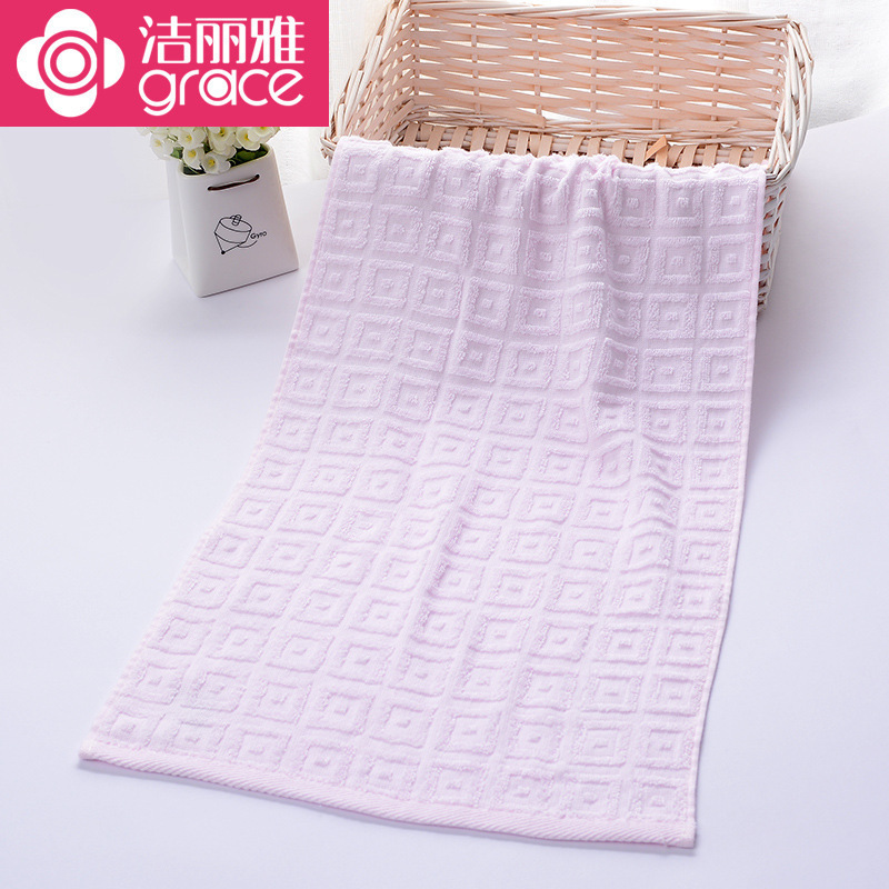 Jialiya 純綿タオル 100 綿タイプ A 無地洗顔タオル共同購入卸売福祉会議ギフト 6717|undefined