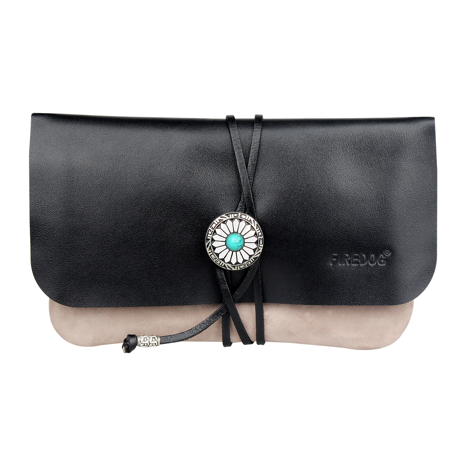 Outdoor Travel Portable Sheepskin Pipe Bag Handmade Genuine Leather Pipe Bag