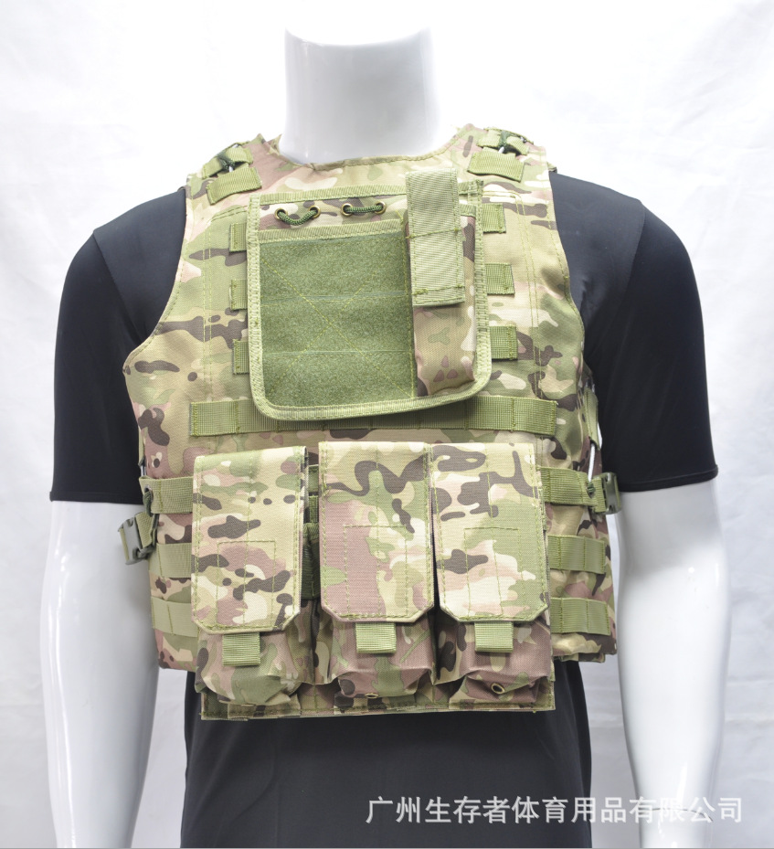 Fabrica directa chaleco anfibio al aire libre equipo táctico chaleco de combate CS fantasma camuflaje chaleco táctico anfibio