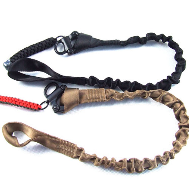 Superviviente directo de fábrica al aire libre CS pistola cuerda táctica misión cuerda elástica cuerda de seguridad cuerda de perro táctico