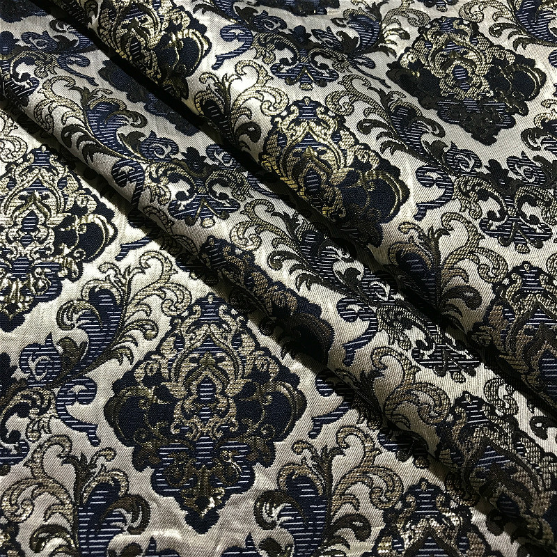 厂家直销  金丝色织时装提花服装布料连衣裙童装裤裙制衣面料格子