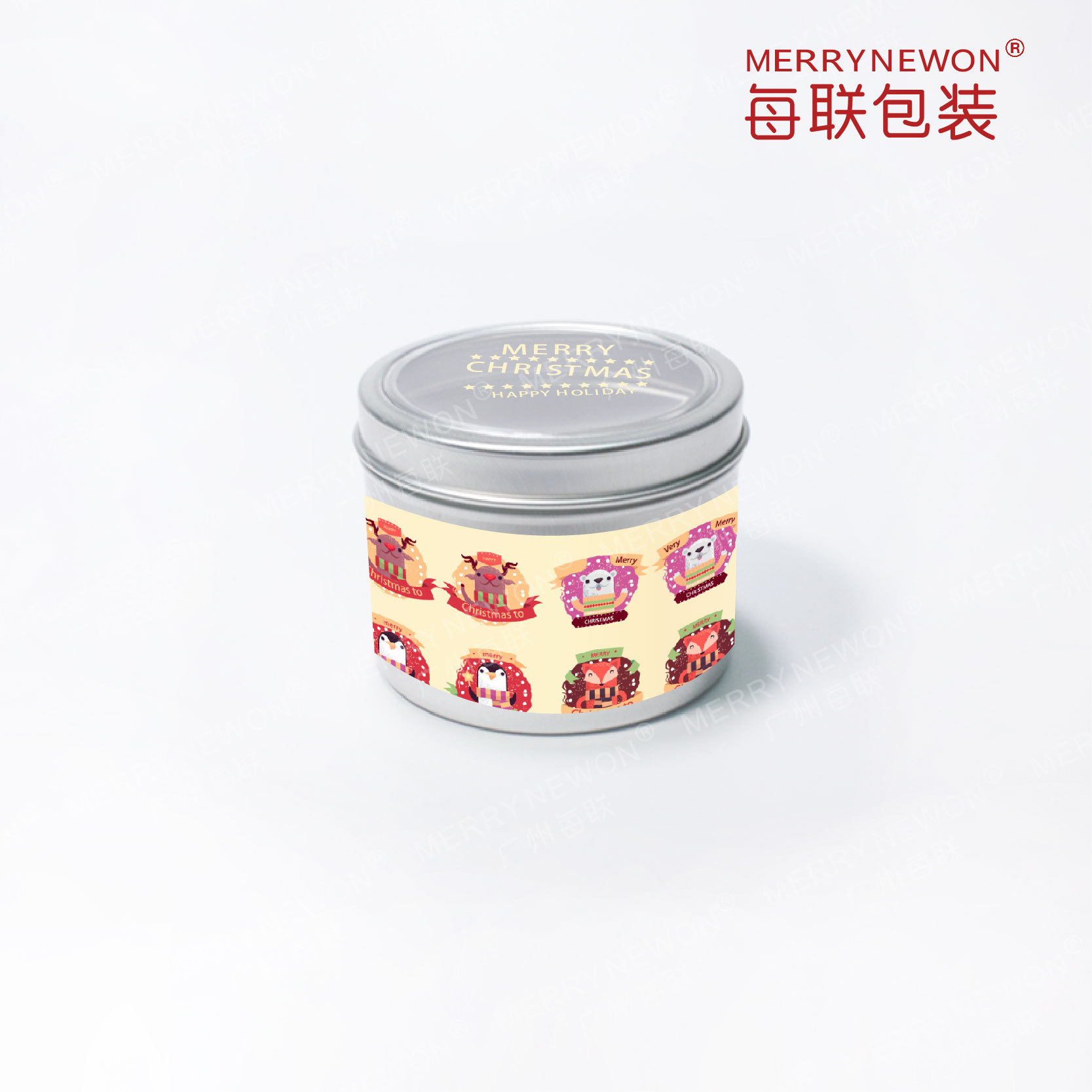 150ml糖果铝盒 65*50mm铝罐 100g克手表盒茶叶花茶饰品开窗铝盒