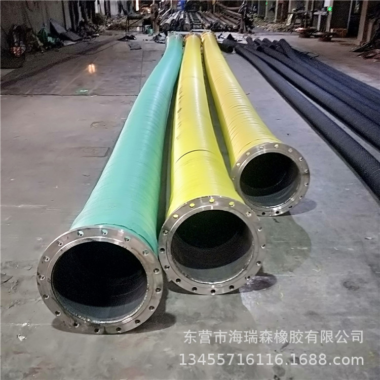 法兰钢丝吸砂管 隧道抢险排涝大口径法兰钢丝软管 优质耐磨钢丝管