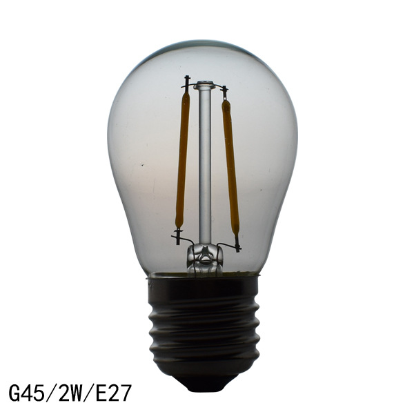 Bombilla LED decoración de vidrio bombilla vintage lámpara de filamento G45 bombilla E27 fábrica directa transfronteriza Alambre de tungsteno