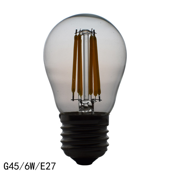 Bombilla LED decoración de vidrio bombilla vintage lámpara de filamento G45 bombilla E27 fábrica directa transfronteriza Alambre de tungsteno