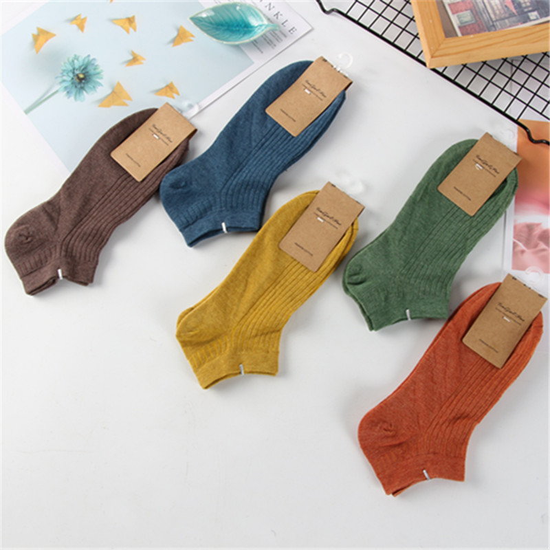 Nuevo adulto Four Seasons calcetines del barco de los hombres transpirable sudor-absorbente casual rayas hombres barco Calcetines de algodón de una sola pieza de entrega