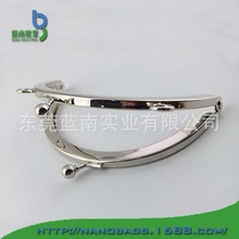 工厂大量生产口架零钱包五金夹，手袋夹口框夹，半圆平坑铰3分珠