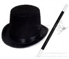 Magician Set Magic Magic High Hat Black Hat Magic Hat Glove Gloves Magic Stand Magic Hat