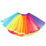 Детская юбка на девочку, короткий наряд маленькой принцессы, из фатина