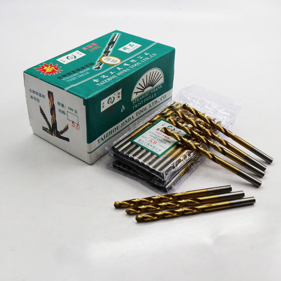 Wholesale Jinda Titanium Plated Twist Drill Jinda Titanium Plated Drill 2.9 3 3.3 4 4.3 4.5 4.7 5.2