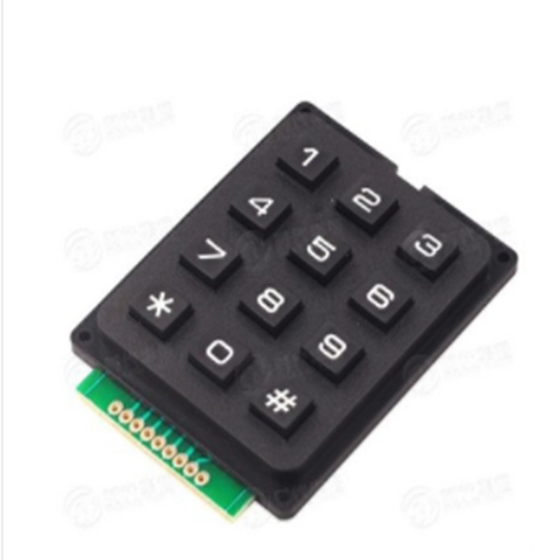 厂家销售单片机键盘 按键矩阵键盘 3X4键盘模块