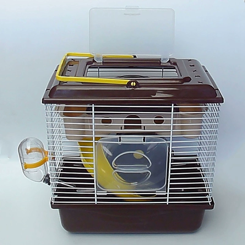 Заводские продажи клетка для хомяка вилла хомяк принадлежности игрушка Двойная Клетка для хомяка прозрачная дверь маленькая вилла клетка для хомяка