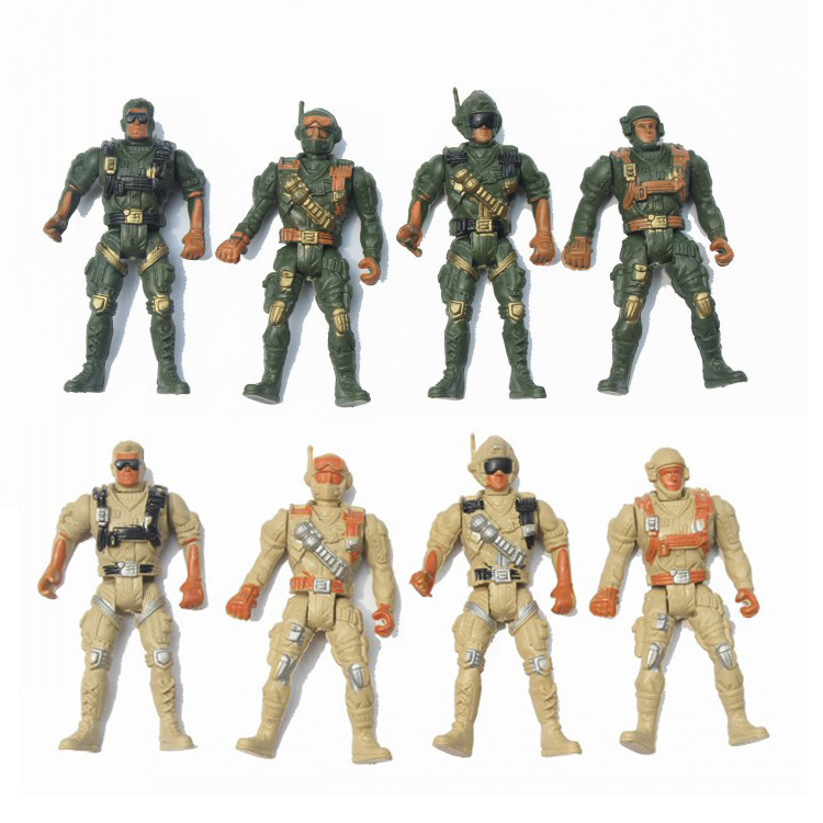 5 joint soldier 9cm special soldier boy sand table static model toy soldier infantry factory wholesale hand