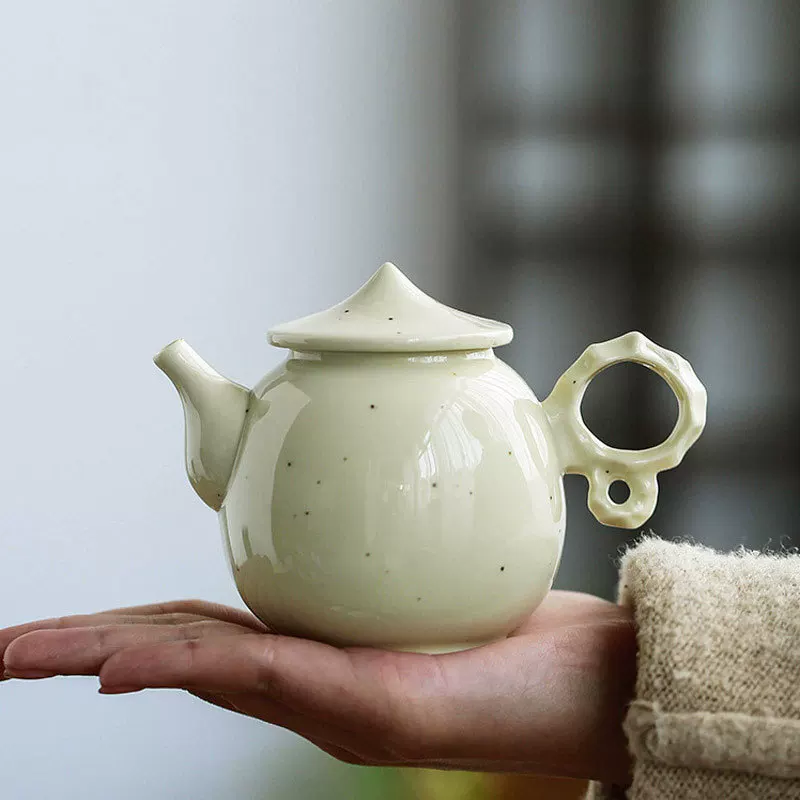 Креативный керамический заварочный чайник, чайный набор, ручной работы