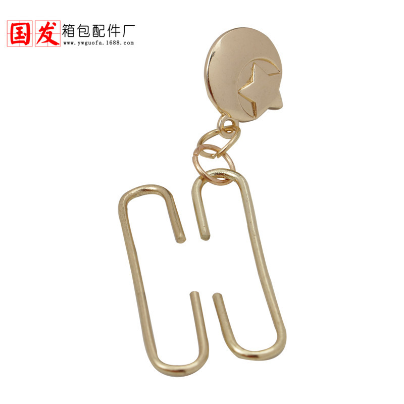 8.5 Promoción de descuento: 5 cm de oro de arroz estrella y luna, oro de boca deslizante, oro de boca en forma de C, opcional de tres colores