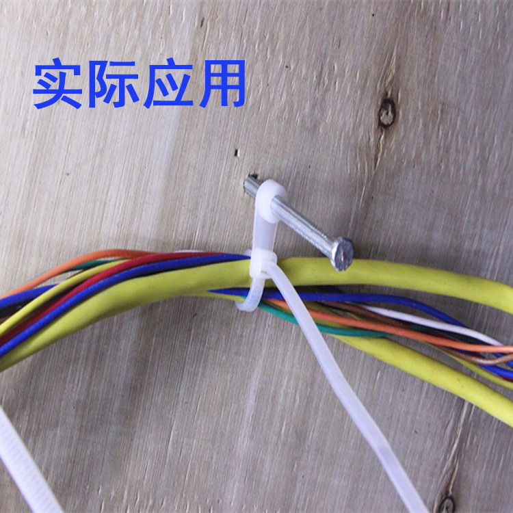 Tornillo agujero fijo cabeza cilíndrica auto-bloqueo cabeza lazo 4*150*200mm doble agujero redondo cabeza lazo alambre