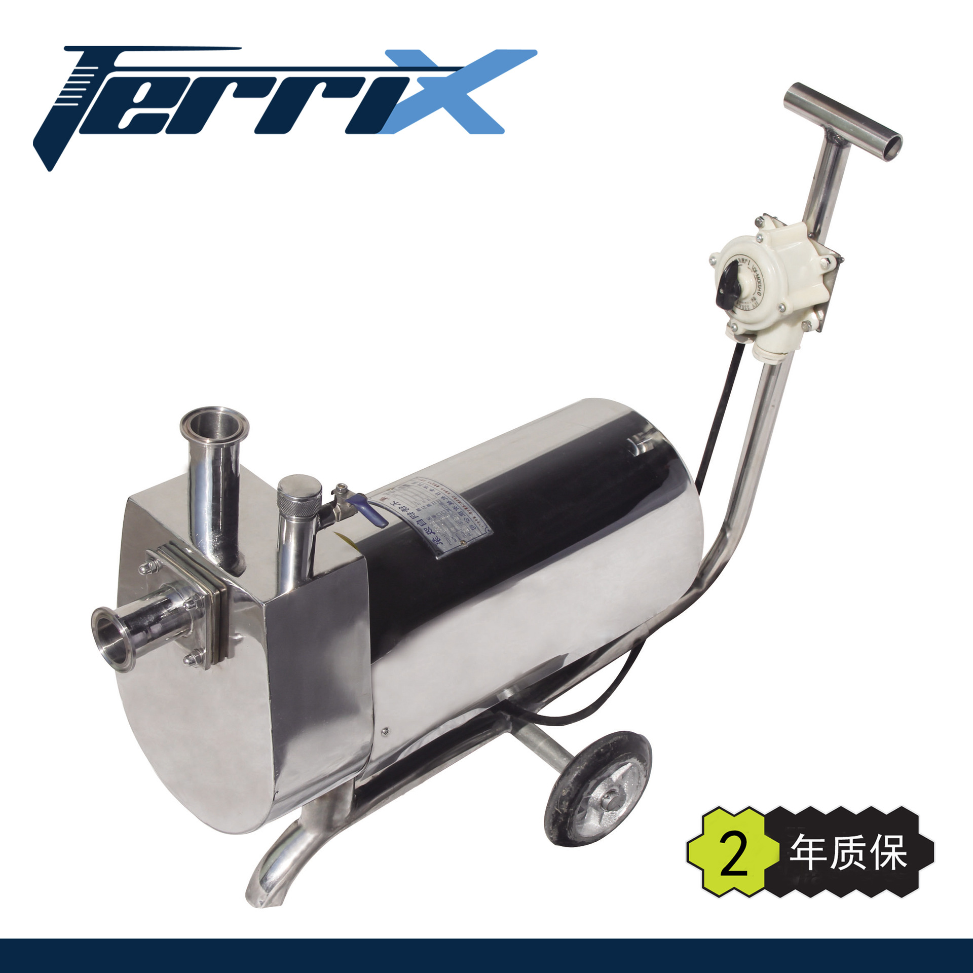 移动自吸泵 不锈钢自吸泵卫生级自吸泵 奶饮料酒水自吸泵316L材质