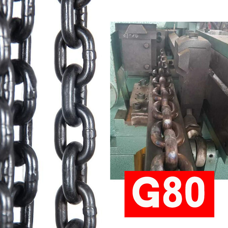 批发供应起重链条 G80重型锰钢防锈耐酸碱铁链条T80起重链条
