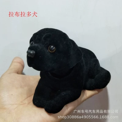 Creative Resin Shaking Head Dog for | Car ornaments - labrador