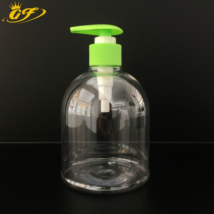 汕头厂家供应500ml洗手液瓶 500ml配乳液泵头瓶pet塑料瓶日化包装
