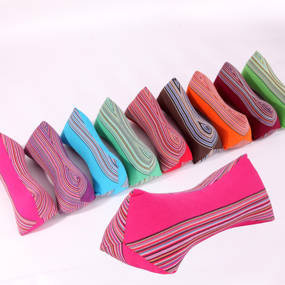 The old coarse cloth buckwheat cervical vertebra Occipital bone stripe wholesale Sweat Washable Care Neck Home textiles On behalf of Manufactor