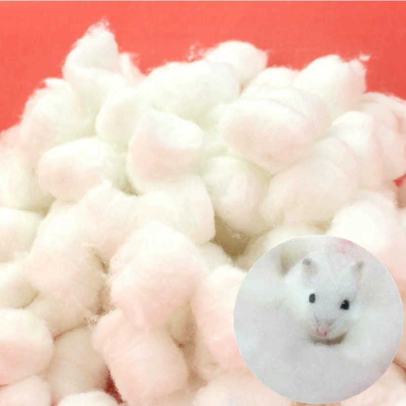 Хомяк Сладкий сон Хлопковое одеяло Хомяк Товары для Хомяка Теплый длинный бархат Хлопок Холодостойкий Теплый Белый Хлопковый Шлот 100