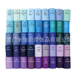 现货7.5CM宽罗纹带彩色蝴蝶结丝带涤纶带196色织带印花带横纹缎带