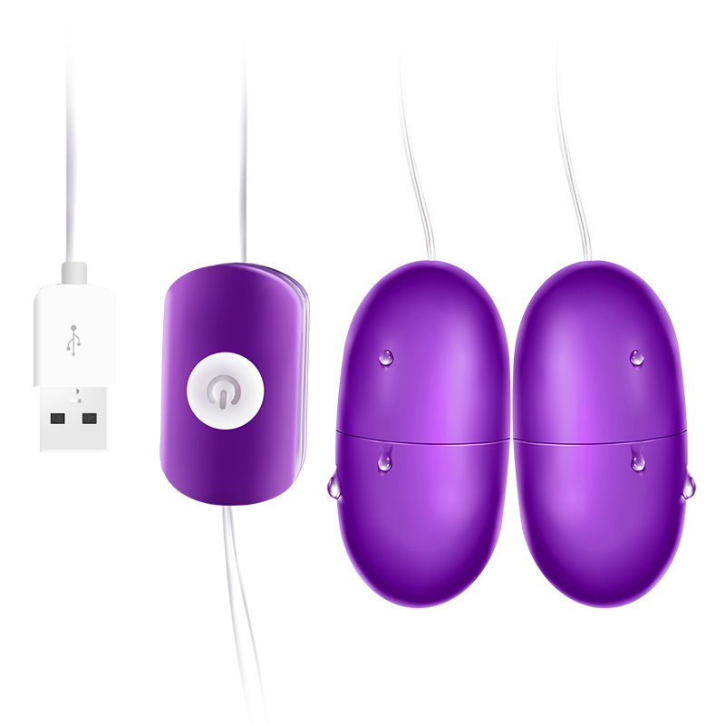 Patrón USB huevo de salto femenino aparato de masturbación varilla vibrante masajeador para adultos 390 / caja de artículos de sexo