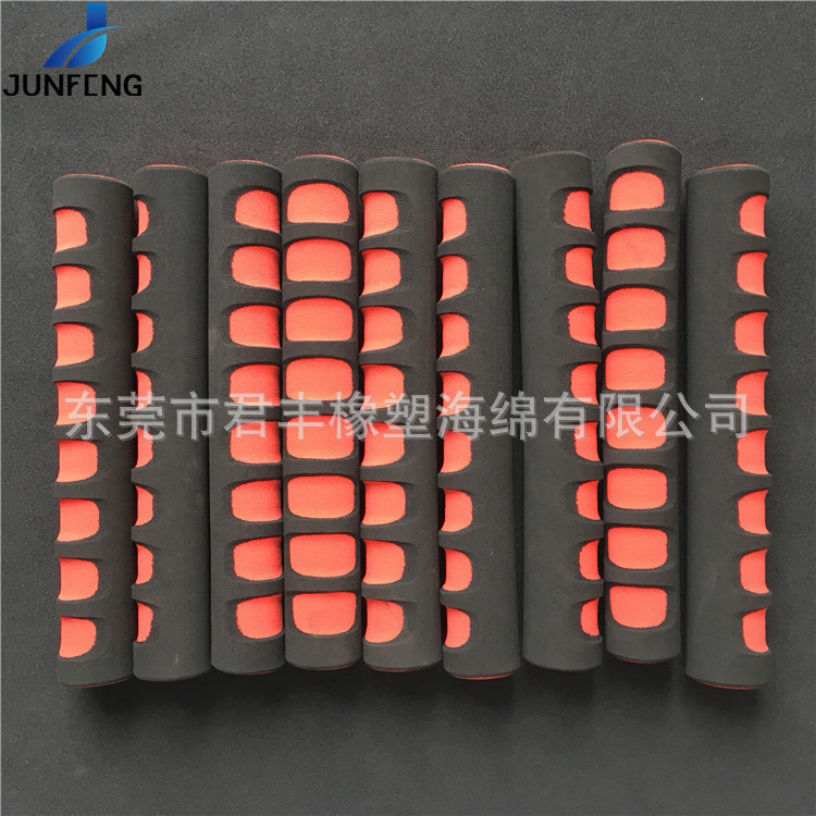 软橡塑发泡海绵管平衡车nbr手把护套 登山棒防滑NBR握把套管