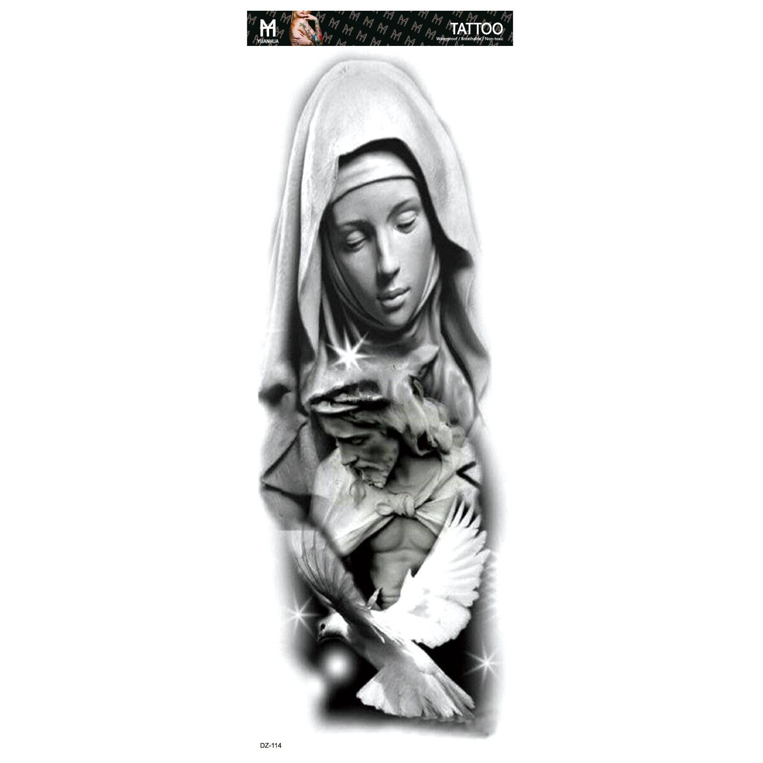 Pegatinas de tatuaje directo de fábrica gran cantidad Congyu impermeable imagen grande brazo completo tatuaje pegatinas Amazon tatuaje