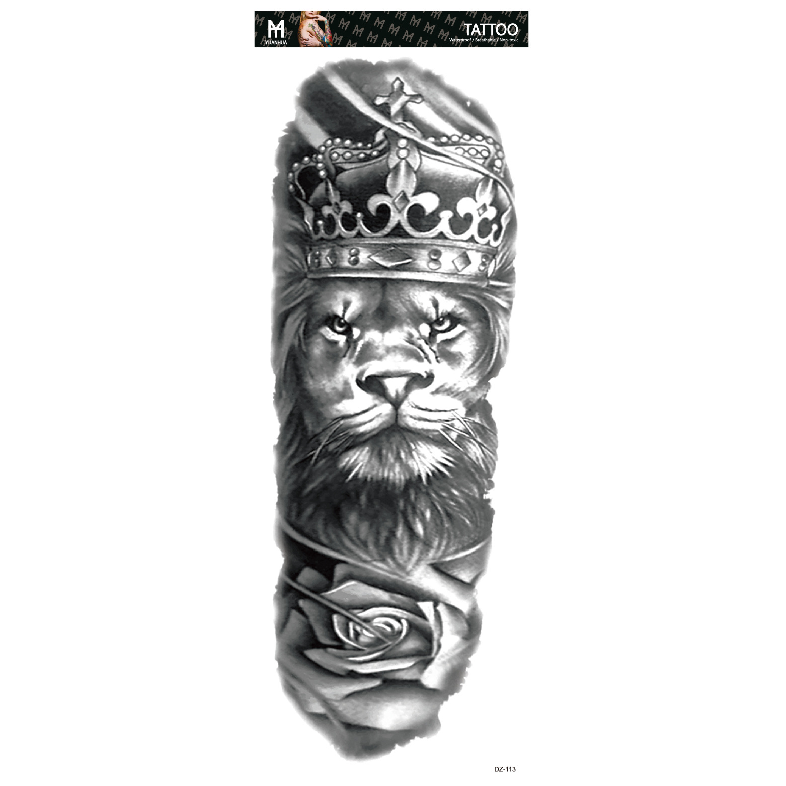 Pegatinas de tatuaje directo de fábrica gran cantidad Congyu impermeable imagen grande brazo completo tatuaje pegatinas Amazon tatuaje