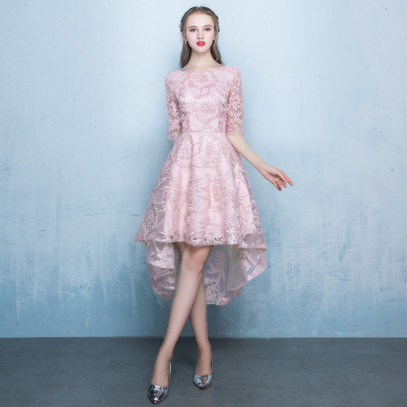 Vestido de noche color champán para mujer, modelo 2026, elegante vestido de un solo hombro para anfitriona de reunión anual, corte ajustado y largo. image 17