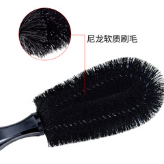 Car wheel brush, car wash tool, tire brush, car cleaning set, car dust removal cleaning supplies, small black brush