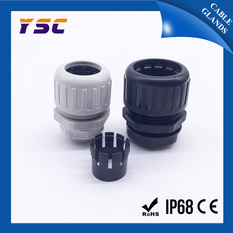 PG11-AD15.8抗拉波纹管接头尼龙软管锁紧接头拧紧式浪管接头