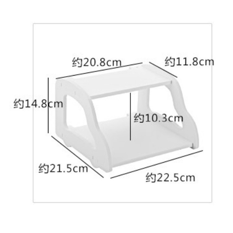 Creativa Casa TV Set-Top Box rack multi-funcional de la pared de almacenamiento en rack ponche libre router coche caja de almacenamiento