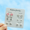 Earrings, accessory, Korean style, wholesale