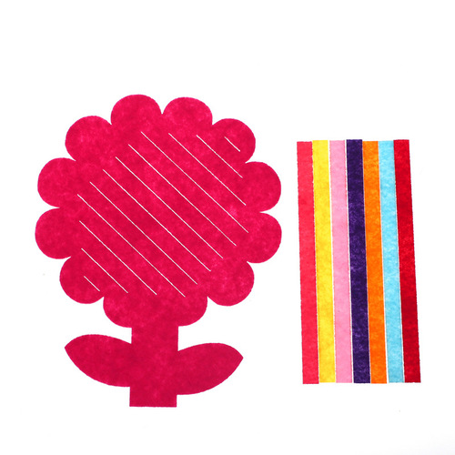 Children's early education living area educational diy fabric weaving teaching aids kindergarten area corner handmade toy materials