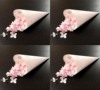 Amazon wedding sprinkle flower laser hollow paper lace -shaped paper flower cylinder white DIY rose edge wholesale