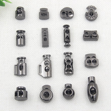 服装金属弹簧扣卡扣止绳扣合金猪鼻扣羽绒服吊钟绳扣松紧扣