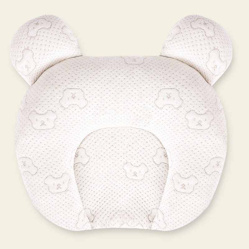 婴儿枕头防偏头乳胶定型枕新生儿0-1岁宝宝用品彩棉婴儿童枕批发