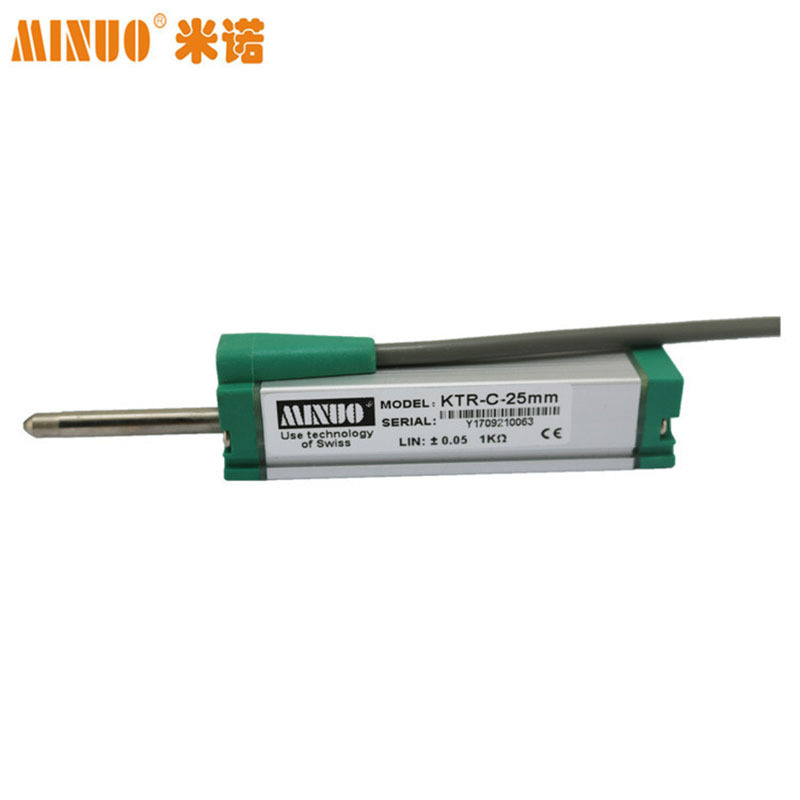 深圳厂家KTRC-25mm-125mm弹簧内置型电子尺拉杆直线位移传感器