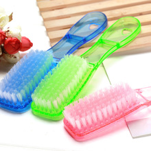 塑料擦鞋刷长柄水晶清洁刷去污清洁刷子一元店二元店货源批发