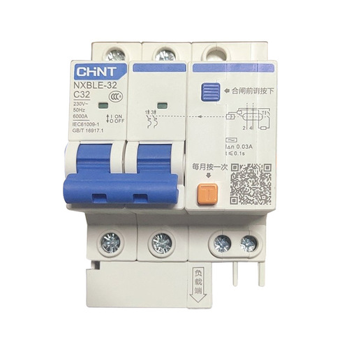 Chint Air Circuit Breaker Leakage Circuit Breaker NXBLE-32 DZ47LE Chint Kunlun Leakage Protection