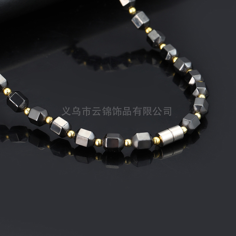 Collar con imán negro, collar popular en Europa y América, collar con imán de AliExpress Wish, suministro directo de primera mano image 7