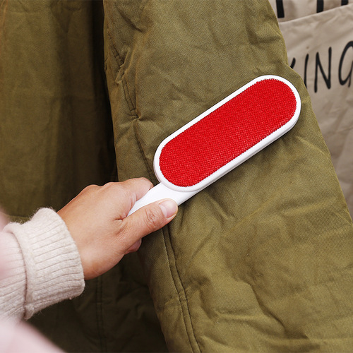 Wool Coat Bristle Brush, Dust Brush for Clothes, Fabric Hair Remover Brush, Cashmere Garment Brush, Dry Cleaning Double-Sided Anti-Static Brush