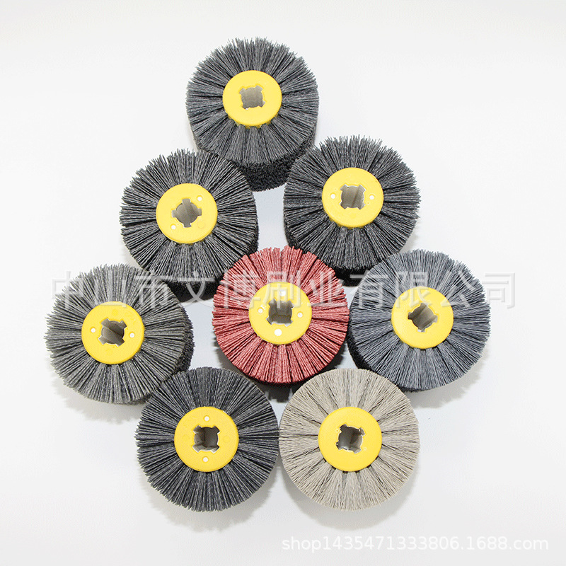 Venta caliente especial transfronteriza, rueda de trefilado de alambre abrasivo, lana de caballo de sisal, madera pulida, pintura abierta, reducción, desbarbado, pulido